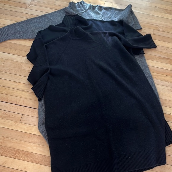 Eskandar sweater lot, 3 long oversized sweater dresses, 8 linen sweaters - Picture 6 of 14